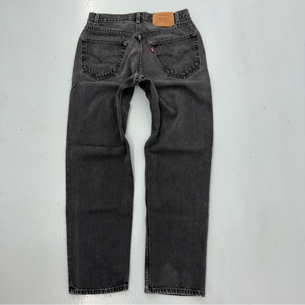 Vintage Levi’s 550 Black Denim Jeans Relaxed Fit 31x30 - Picture 2 of 6
